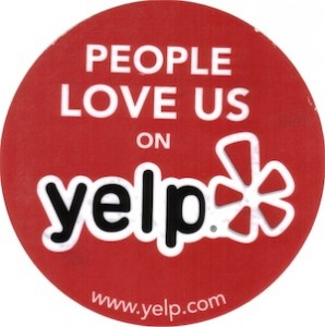 love us on Yelp!